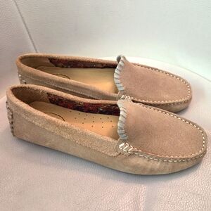 NWOT Jack Rogers Suede Tan Taylor Loafers Size 9.5